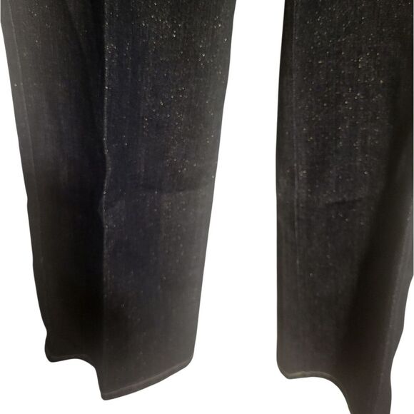 Ruby Rd. Indigo Blue Modern Blooms Sparkle Ankle Studded Jeans Plus Size 20W NEW - Picture 4 of 8